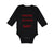 Long Sleeve Bodysuit Baby Love You Forever Living Baby You'Ll Be Valentines Love