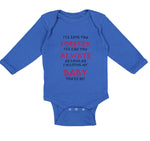 Long Sleeve Bodysuit Baby Love You Forever Living Baby You'Ll Be Valentines Love