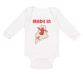 Long Sleeve Bodysuit Baby Made in Maine Boy & Girl Clothes Cotton