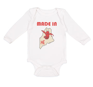 Long Sleeve Bodysuit Baby Made in Maine Boy & Girl Clothes Cotton