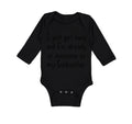 Long Sleeve Bodysuit Baby Got Here I'M Already Awesome Godmother Funny Cotton