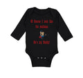 Long Sleeve Bodysuit Baby Course Look Mailman He's Daddy Dad Father's Cotton