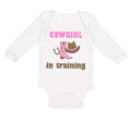 Long Sleeve Bodysuit Baby Cowgirl in Training Western Style C Boy & Girl Clothes