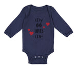 Long Sleeve Bodysuit Baby My Gg Loves Me Grandma Grandmother Funny Cotton