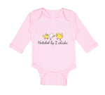 Long Sleeve Bodysuit Baby Hatched by 2 Chicks Gay Lgbtq Style A Cotton - Cute Rascals