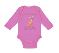 Long Sleeve Bodysuit Baby I'M A Little Roo Safari Boy & Girl Clothes Cotton