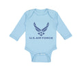 Long Sleeve Bodysuit Baby U.S Air Force Boy & Girl Clothes Cotton