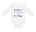 Long Sleeve Bodysuit Baby Air Force Nephew Aunt Uncle Boy & Girl Clothes Cotton