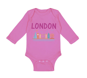 Long Sleeve Bodysuit Baby London Boy & Girl Clothes Cotton