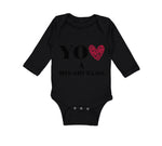 Long Sleeve Bodysuit Baby You Heart A Mis Abuelos Funny Humor Boy & Girl Clothes