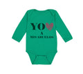 Long Sleeve Bodysuit Baby You Heart A Mis Abuelos Funny Humor Boy & Girl Clothes