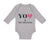 Long Sleeve Bodysuit Baby You Heart A Mis Abuelos Funny Humor Boy & Girl Clothes