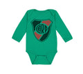 Long Sleeve Bodysuit Baby Escudo River Plate Carp Funny Humor Boy & Girl Clothes