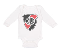Long Sleeve Bodysuit Baby Escudo River Plate Carp Funny Humor Boy & Girl Clothes - Cute Rascals