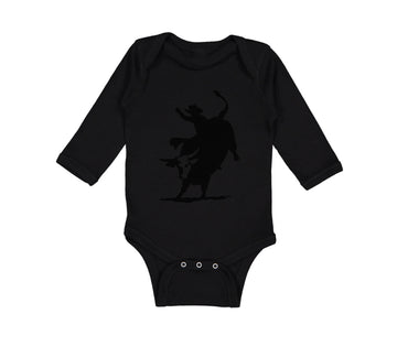 Long Sleeve Bodysuit Baby Rodeo Cowboy Bull Riding Boy & Girl Clothes Cotton