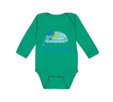 Long Sleeve Bodysuit Baby Cabo San Lucas Sunset Ocean Sea Life Cotton