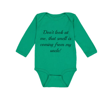 Long Sleeve Bodysuit Baby Don'T Look at Me Funny Humor Boy & Girl Clothes Cotton