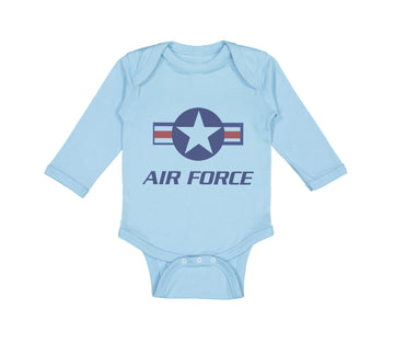 Long Sleeve Bodysuit Baby Air Force Boy & Girl Clothes Cotton