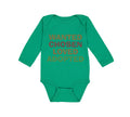 Long Sleeve Bodysuit Baby Wanted Chosen Loved Adopted Funny Humor Cotton