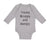 Long Sleeve Bodysuit Baby Young Scrappy and Hungry Funny Humor Cotton