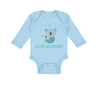 Long Sleeve Bodysuit Baby I Love Mommy Cute Mom Mothers Day Boy & Girl Clothes