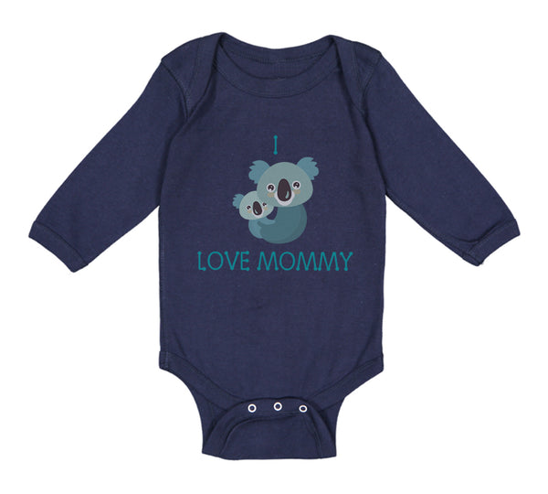 Long Sleeve Bodysuit Baby I Love Mommy Cute Mom Mothers Day Boy & Girl Clothes