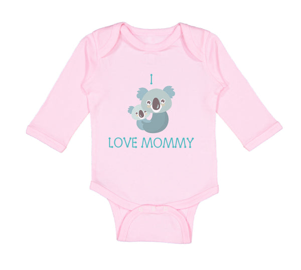 Long Sleeve Bodysuit Baby I Love Mommy Cute Mom Mothers Day Boy & Girl Clothes