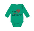 Long Sleeve Bodysuit Baby Chd Heart Warrior Congenital Heart Disease Cotton