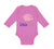Long Sleeve Bodysuit Baby Pink Pig Little Ham Farm Boy & Girl Clothes Cotton