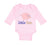 Long Sleeve Bodysuit Baby Pink Pig Little Ham Farm Boy & Girl Clothes Cotton