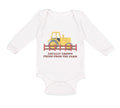 Long Sleeve Bodysuit Baby Locally Grown Fresh from The Farm Boy & Girl Clothes