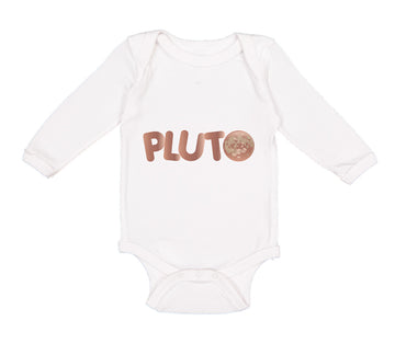 Long Sleeve Bodysuit Baby Pluto Planets Space Boy & Girl Clothes Cotton