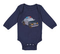 Long Sleeve Bodysuit Baby Police Car Little Boy & Girl Clothes Cotton