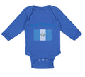 Long Sleeve Bodysuit Baby Guatemala Country Flag Baby Boy & Girl Clothes Cotton