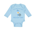 Long Sleeve Bodysuit Baby Future Soccer Player Argentina Boy & Girl Clothes