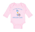 Long Sleeve Bodysuit Baby Future Soccer Player Argentina Boy & Girl Clothes