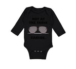 Long Sleeve Bodysuit Baby Not at The Table Carlos Funny Humor Style B Cotton