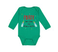 Long Sleeve Bodysuit Baby Party My Crib 2Am Bring A Bottle Funny Humor Gag