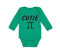 Long Sleeve Bodysuit Baby Cutie Pi Geek Nerd Math Style A Boy & Girl Clothes