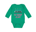 Long Sleeve Bodysuit Baby Dj Sleep A Lot Funny Music Boy & Girl Clothes Cotton