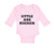 Long Sleeve Bodysuit Baby Little Ass Kicker Funny Humor Style A Cotton