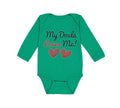 Long Sleeve Bodysuit Baby My Doula Loves Me Boy & Girl Clothes Cotton