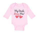 Long Sleeve Bodysuit Baby My Doula Loves Me Boy & Girl Clothes Cotton