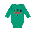 Long Sleeve Bodysuit Baby Geology Rocks Teacher School Education Cotton