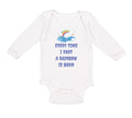 Long Sleeve Bodysuit Baby Every Time I Fart A Rainbow Is Born Funny Humor Cotton