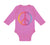 Long Sleeve Bodysuit Baby Peace Sign Funny Humor Style A Boy & Girl Clothes