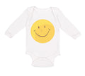 Long Sleeve Bodysuit Baby Smiley Face Boy & Girl Clothes Cotton