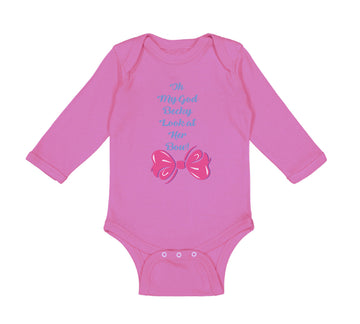 Long Sleeve Bodysuit Baby Oh My God Becky Look at Her Bow Funny Humor Cotton