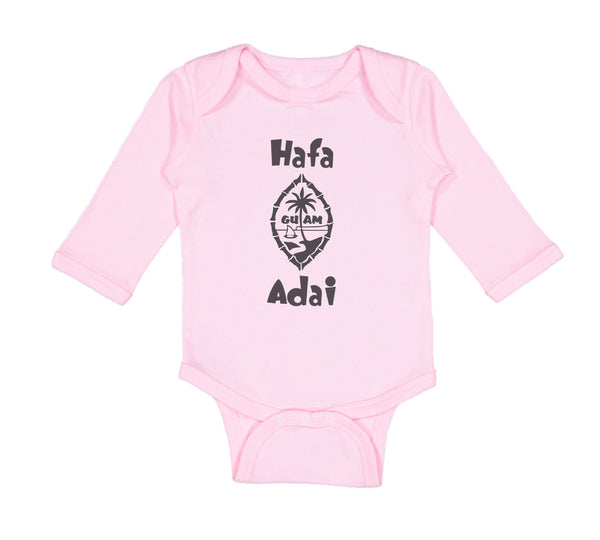 Long Sleeve Bodysuit Baby Hafa Adai Boy & Girl Clothes Cotton - Cute Rascals