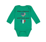 Long Sleeve Bodysuit Baby Made in America with French Parts Boy & Girl Clothes